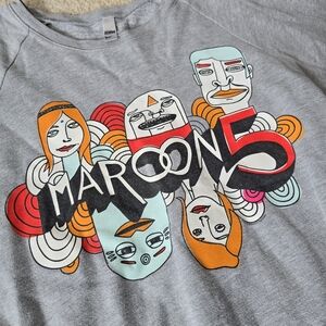 American Apparel Graphic Maroon 5 California Fleece Sweatshirt Womens Small